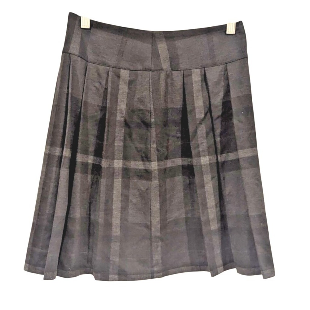 Tristan Pleated Mini Skirt Black Plaid Career Party Preppy Academia Chic